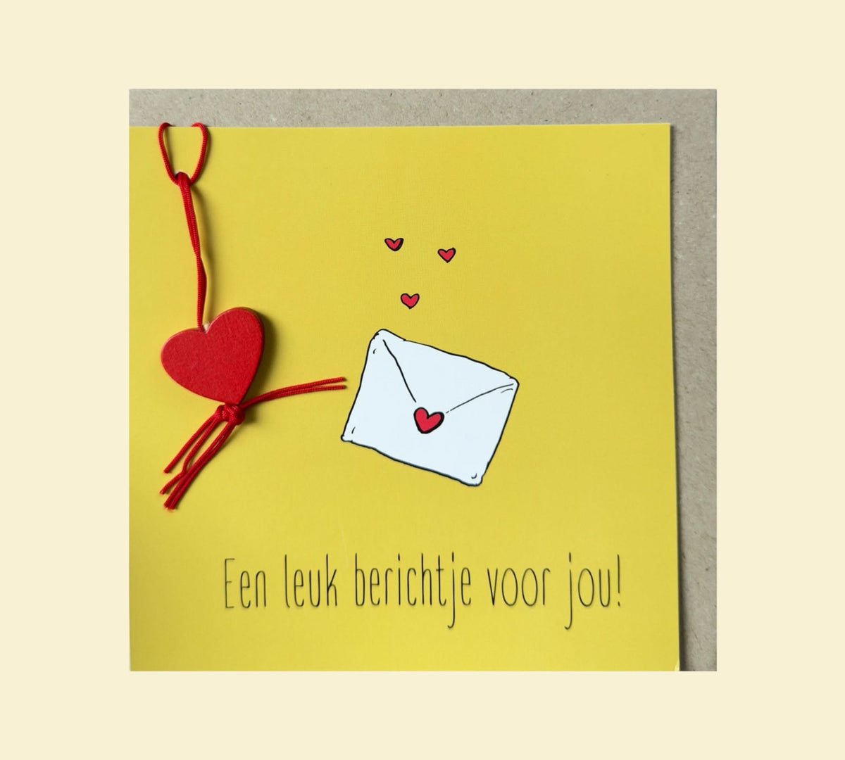 Wenskaart leuk berichtje