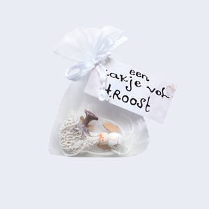 Zakje vol troost troost cadeau 