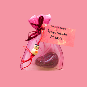 Brecci jaspis beschermsteen 