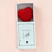 Doosje vilten hart liefde