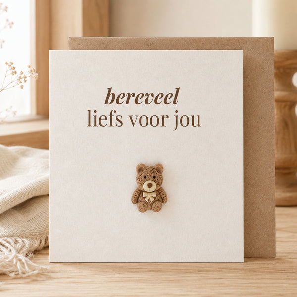 Wenskaart bereveel liefs voor jou
