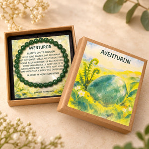 Aventurijn armband in cadeaudoosje