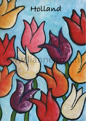 Tulpen-ansichtkaart