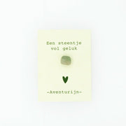 Cadeau kaartje Aventurijn