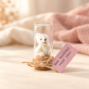 Beer een knuffel voor jou wit!