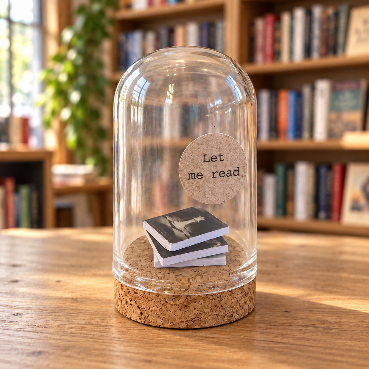 Mini boekjes in stolp – Let me read