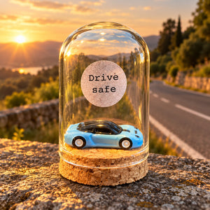 Drive safe – ronde stolp 4 x 5 cm