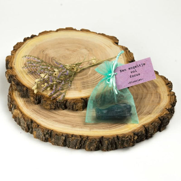 Ange plein de concentration - Fluorite