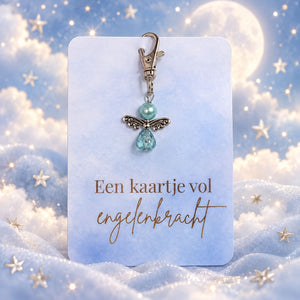 Engelenkaartje Een kaartje vol engelenkracht – Blauw