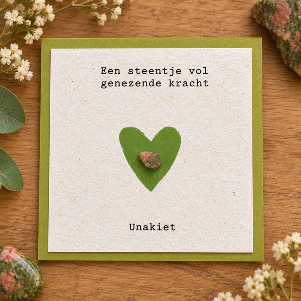 Een steentje vol genezende kracht – Unakiet