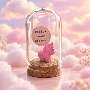 Follow your dreams – roze eenhoorn