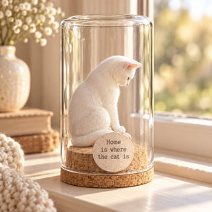 Home is where the cat is – witte kat