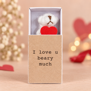 I love u beary much beertje in doosje