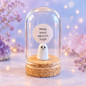 Keep your spirit high – ronde stolp 4 x 5 cm
