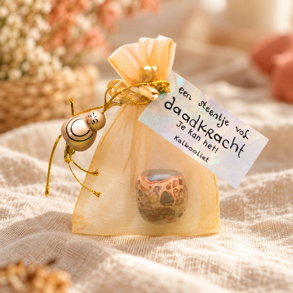 Steentje vol daadkracht – in cadeauzakje