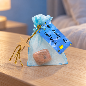 Maansteen in cadeauzakje – Een steentje vol nachtrust