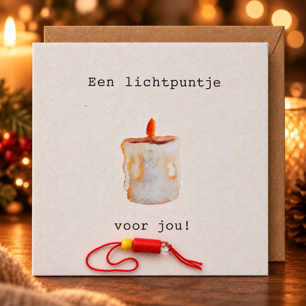 Lichtpuntje voor jou, warm kaarslicht