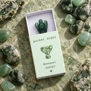 Pocket Angel Mosagaat op edelstenen