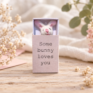 Somebunny loves you konijntje in roze doosje