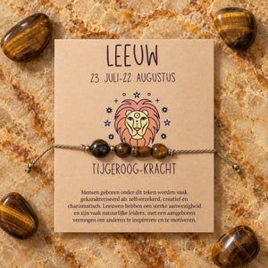 Sterrenbeeld armband Leeuw