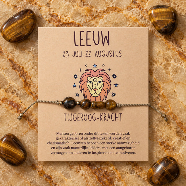 Sterrenbeeld armband Leeuw