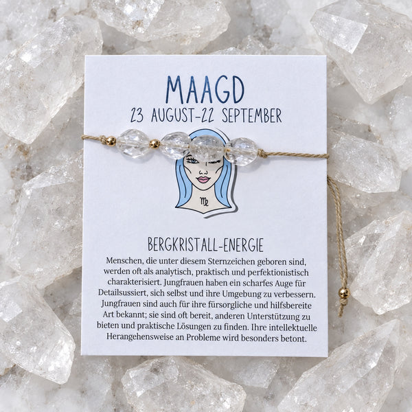 Sterrenbeeld armband Maagd